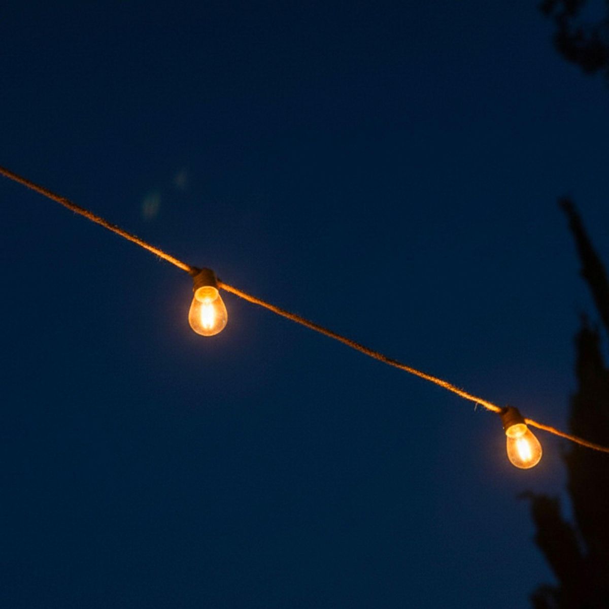 Lumisky Guirlande solaire en corde 10 ampoules FANTASY Beige Corde 7.50M