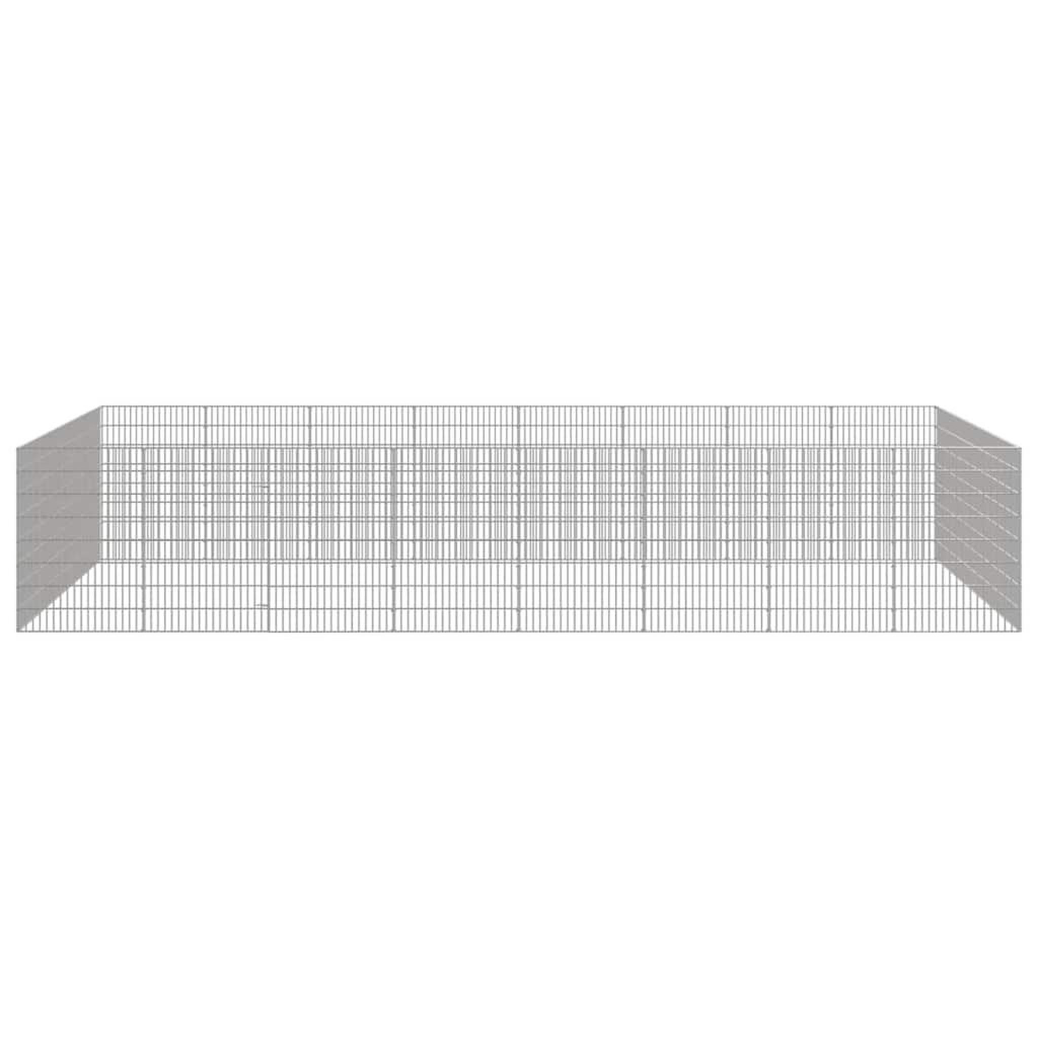 Voir la diapositive 4 : VIDAXL Enclos pour animaux en liberte 24panneaux 54x80cm fer galvanise