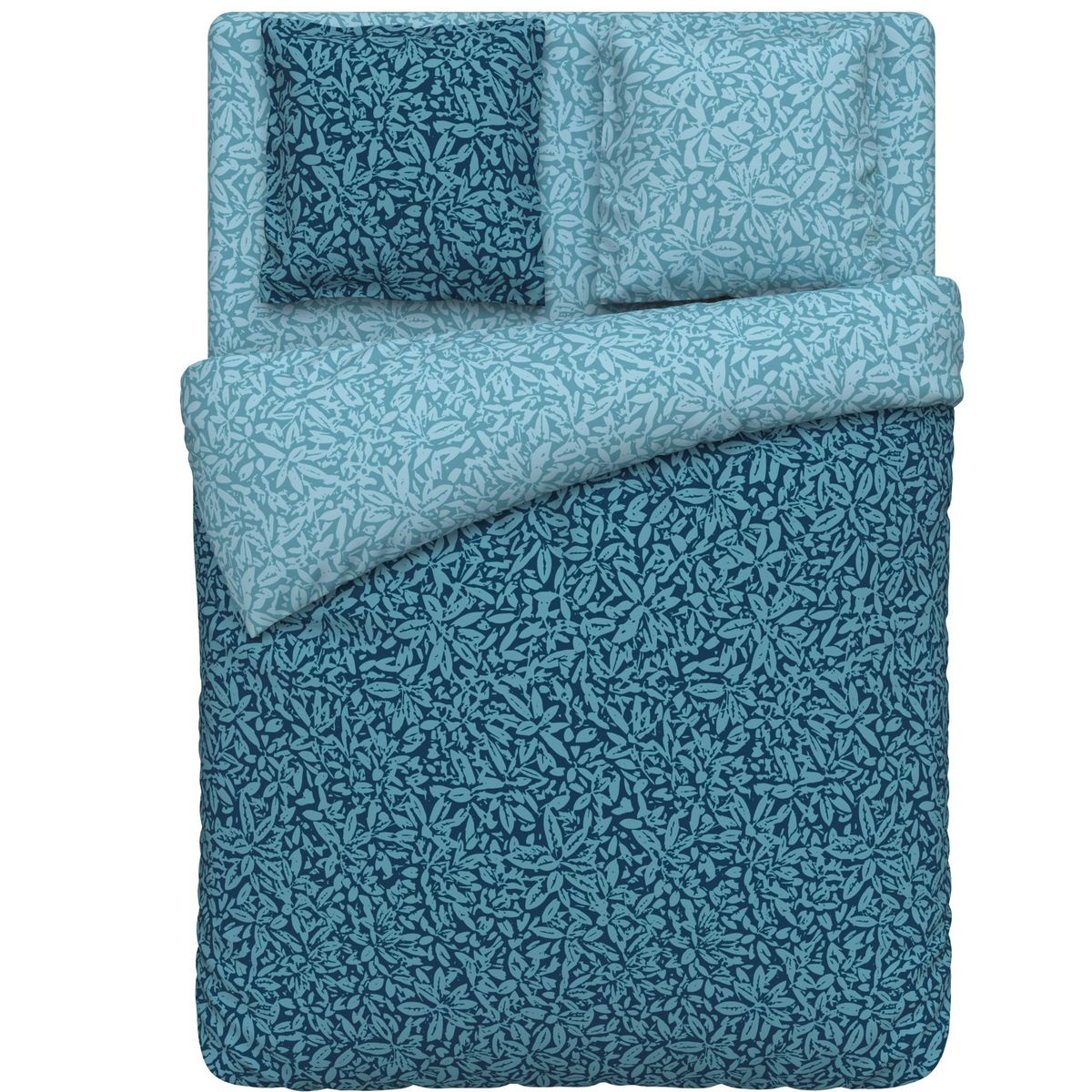 ACTUEL Parure housse de couette fantaisie en coton lyocell MATHILDE