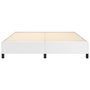 Voir la diapositive 5 : VIDAXL Cadre de lit sans matelas blanc 180x200 cm similicuir