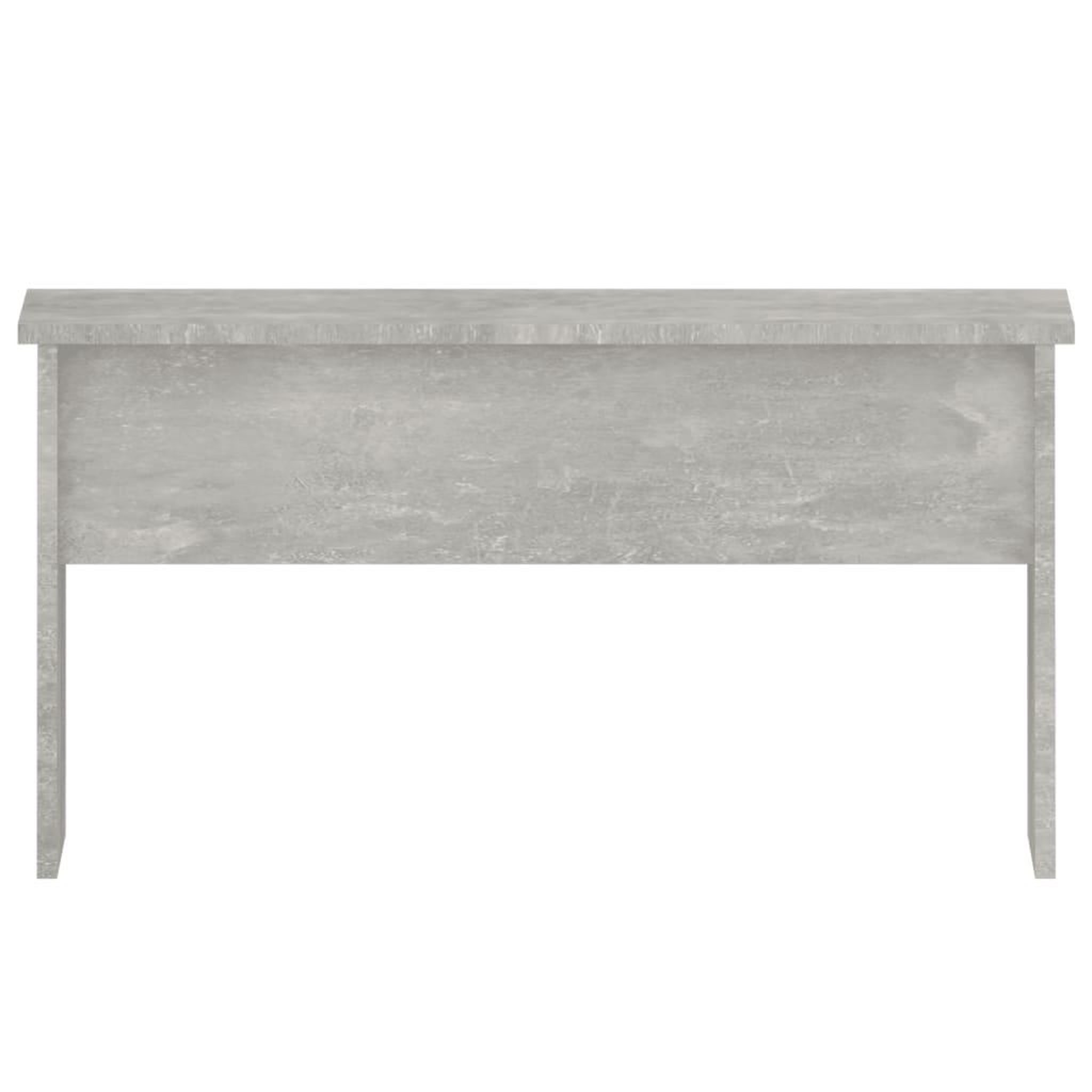Voir la diapositive 4 : VIDAXL Table basse gris beton 80x50,5x41,5 cm bois d'ingenierie