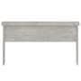 Voir la diapositive 4 : VIDAXL Table basse gris beton 80x50,5x41,5 cm bois d'ingenierie