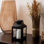 Voir la diapositive 3 : ATMOSPHERA Lanterne en Métal  Winy  17cm Noir