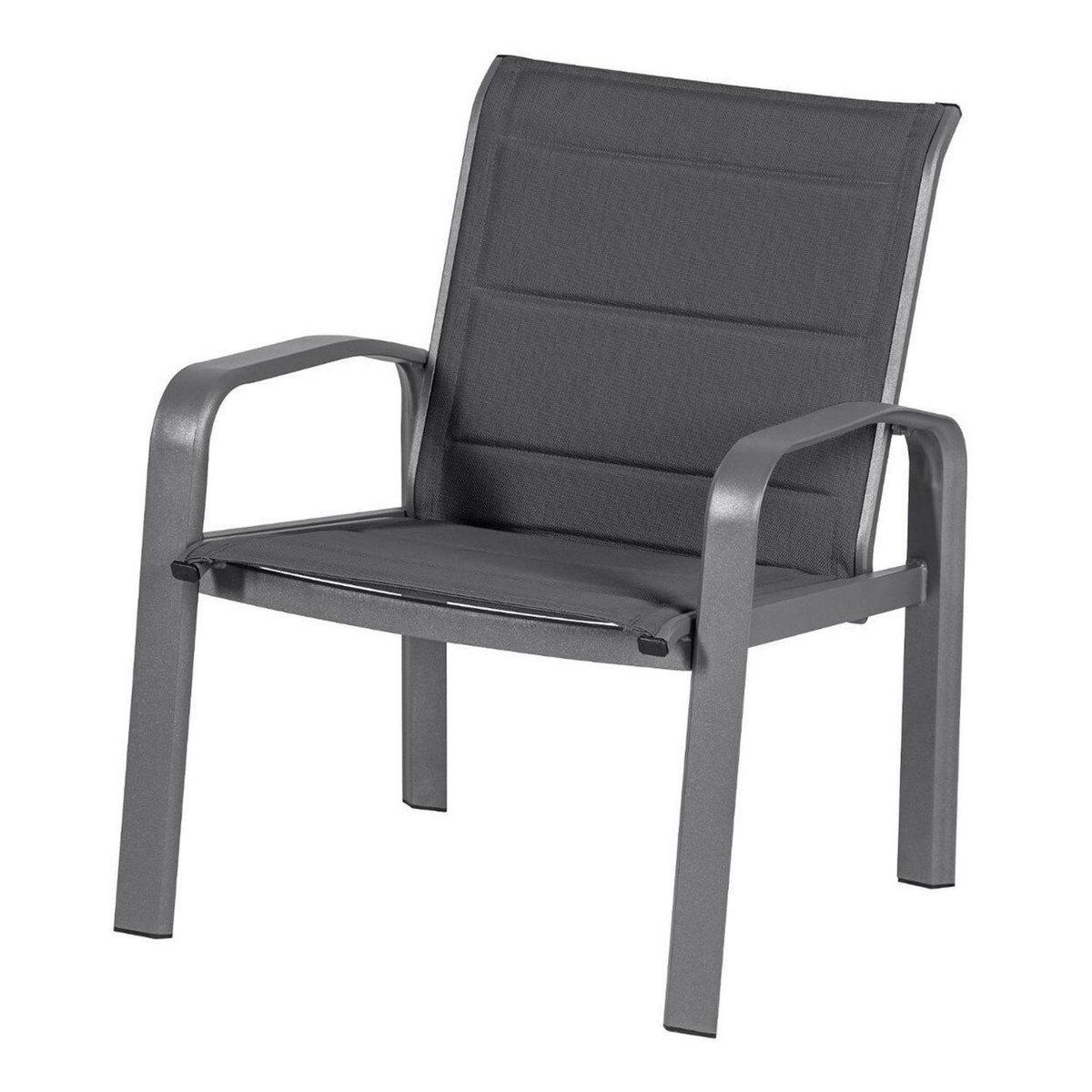 HESPERIDE Salon de jardin Elyn en aluminium et texaline