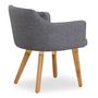 Voir la diapositive 4 : Paris Prix Fauteuil Scandinave  Alan  70cm Gris Clair