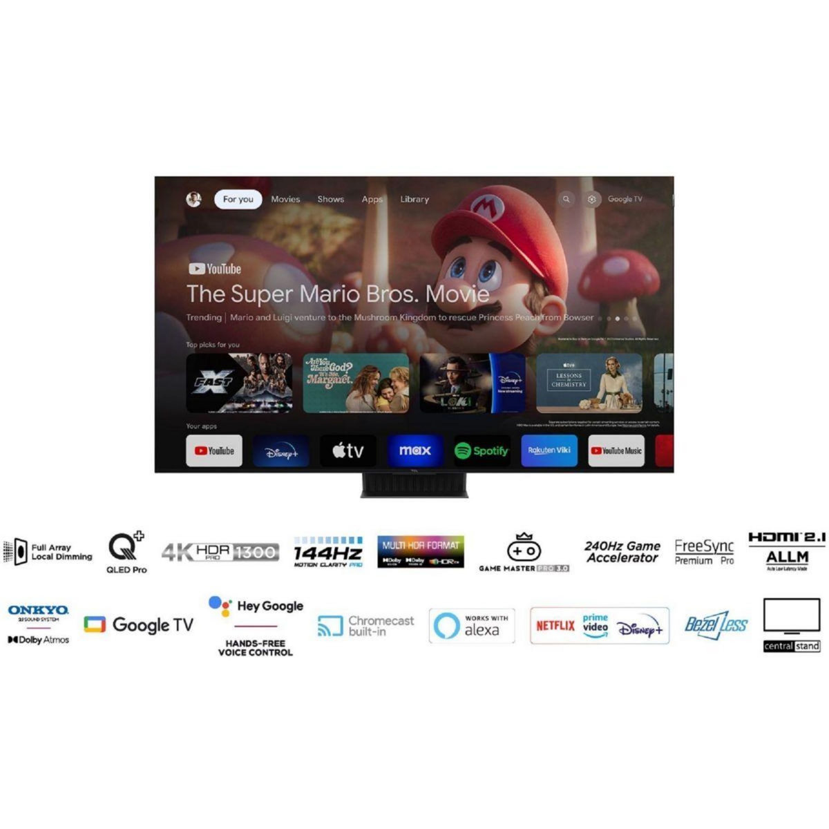 TCL TV QLED 85C745 2024