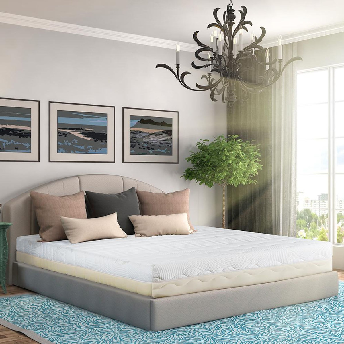 BELLECOUR BELLECOUR LITERIE | Matelas ONDULATO | Mousse avec mémoire de forme