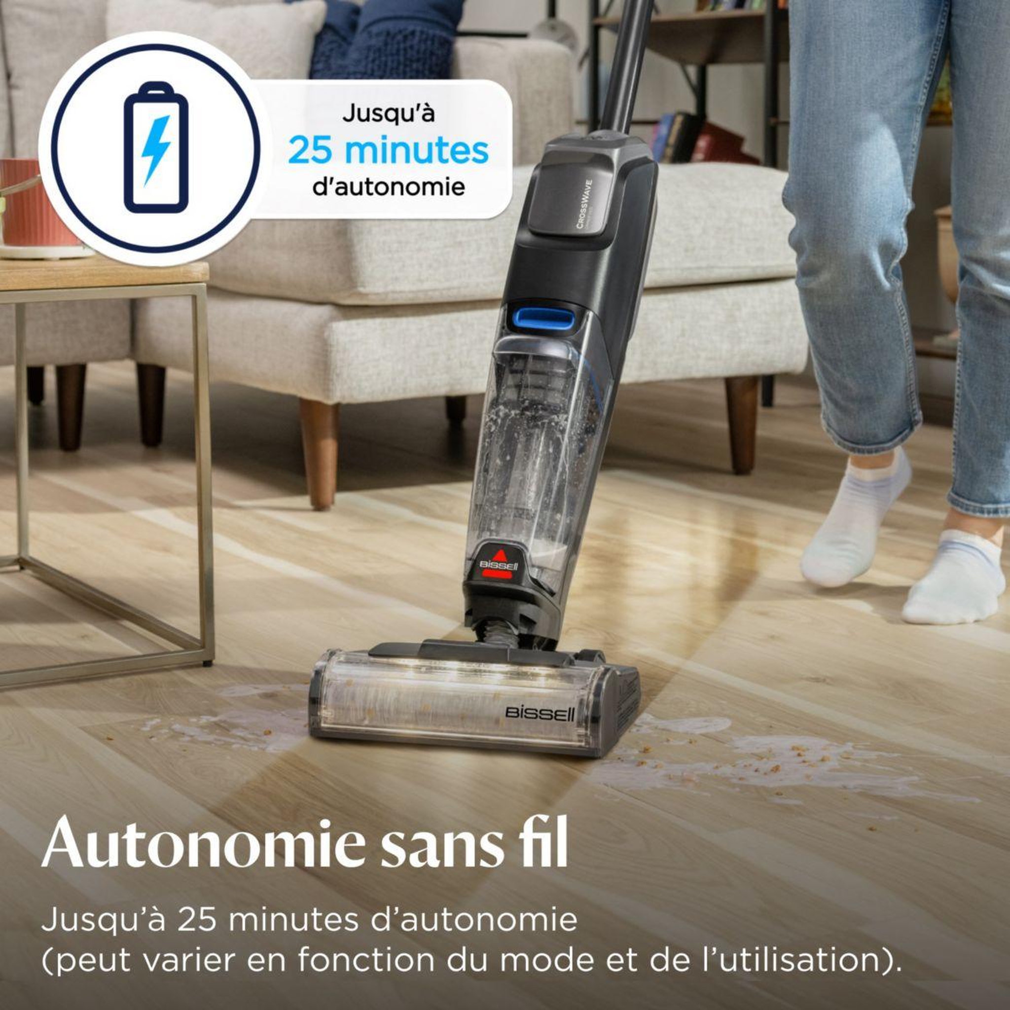 Voir la diapositive 5 : BISSELL Nettoyeur de sol crosswave omnifind pro 4008n