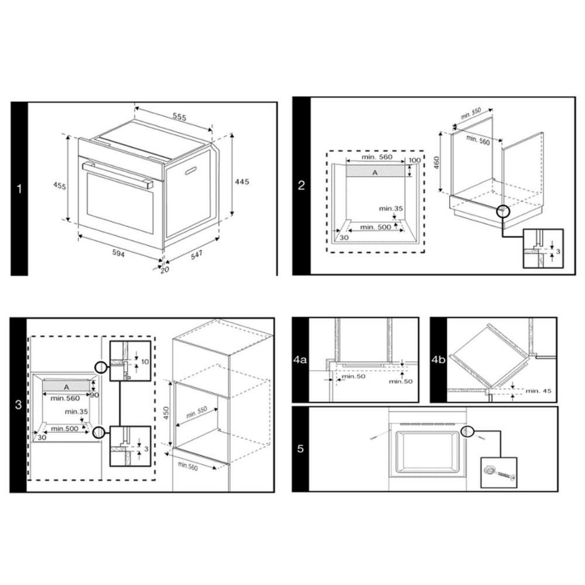Beko Four intégrable multifonction 48l 60cm catalyse inox - BBCM13300XC