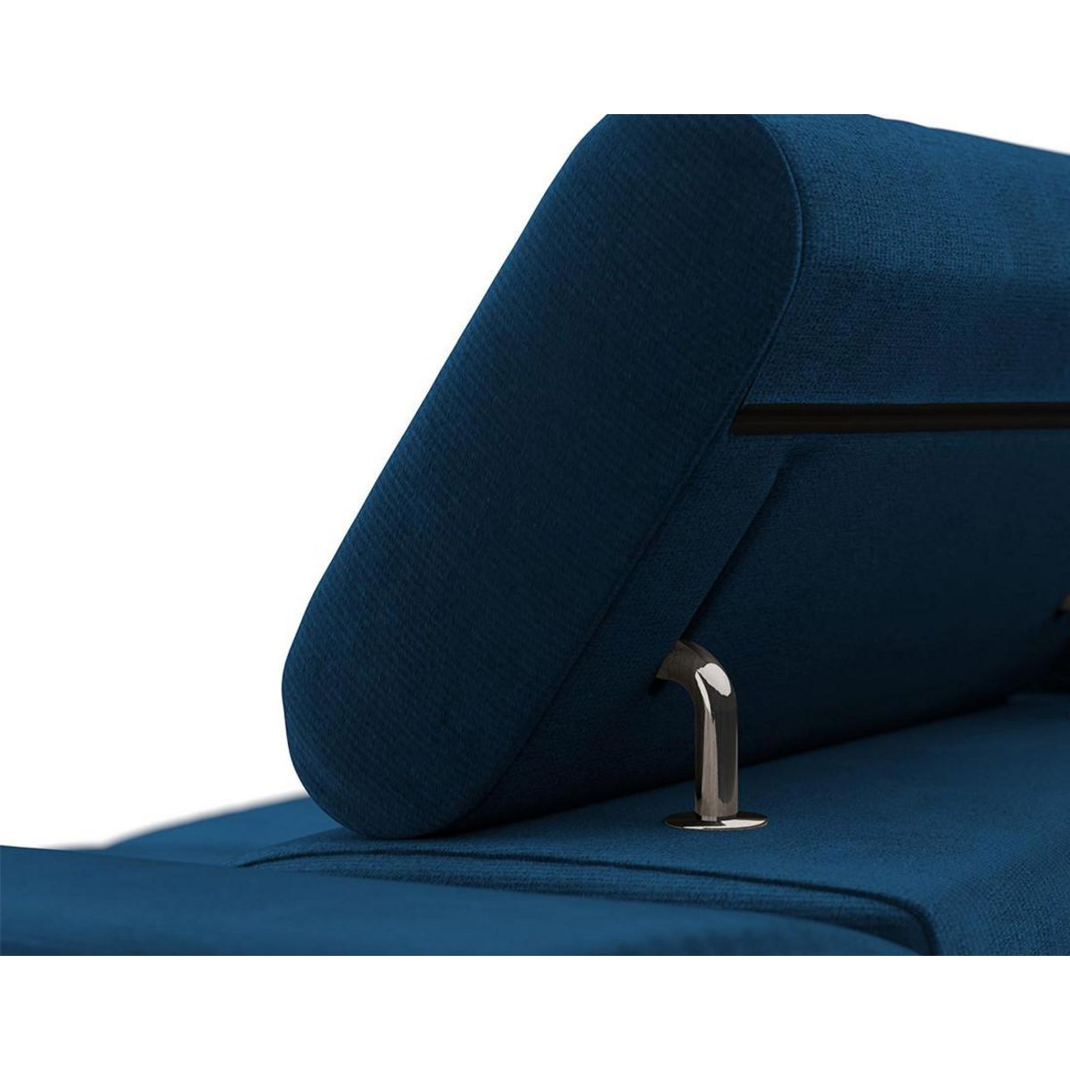 BEST MOBILIER Pablo - fauteuil avec têtière ajustable - en velours