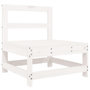 Voir la diapositive 4 : VIDAXL Salon de jardin 4 pcs blanc bois de pin massif