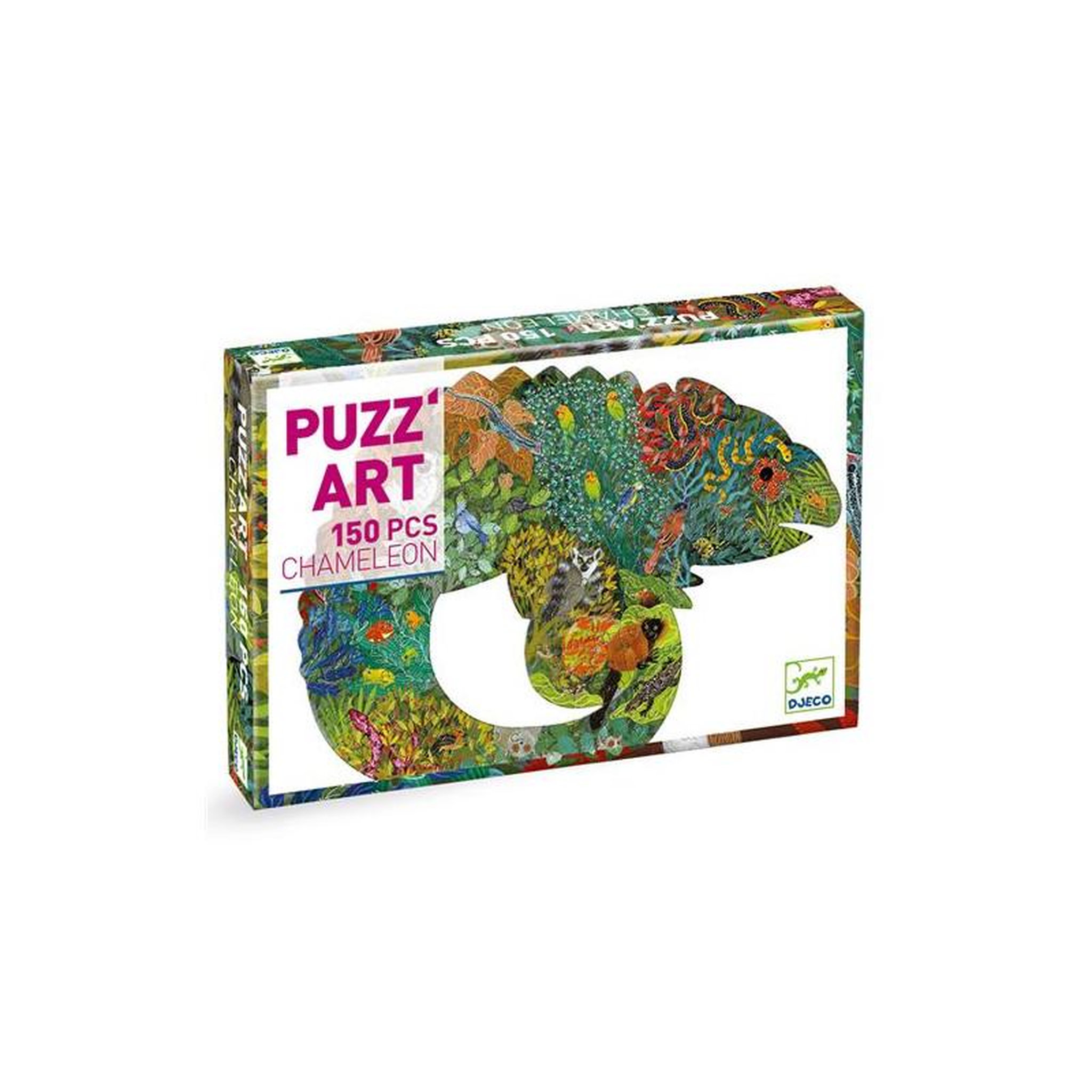 Djeco Puzzle 150 pièces - Puzz Art Caméléon - Djeco