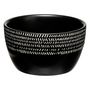 Voir la diapositive 2 : SECRET DE GOURMET Lot de 4 Coupelles en Céramique  Ethnique  10cm Noir & Blanc