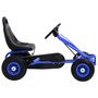Voir la diapositive 2 : VIDAXL Kart à pédales avec pneus Bleu