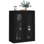 Voir la diapositive 4 : VIDAXL Armoire murale noir 69,5x34x90 cm