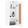 Voir la diapositive 5 : VIDAXL Armoire murale blanc 34,5x34x90 cm bois d'ingenierie