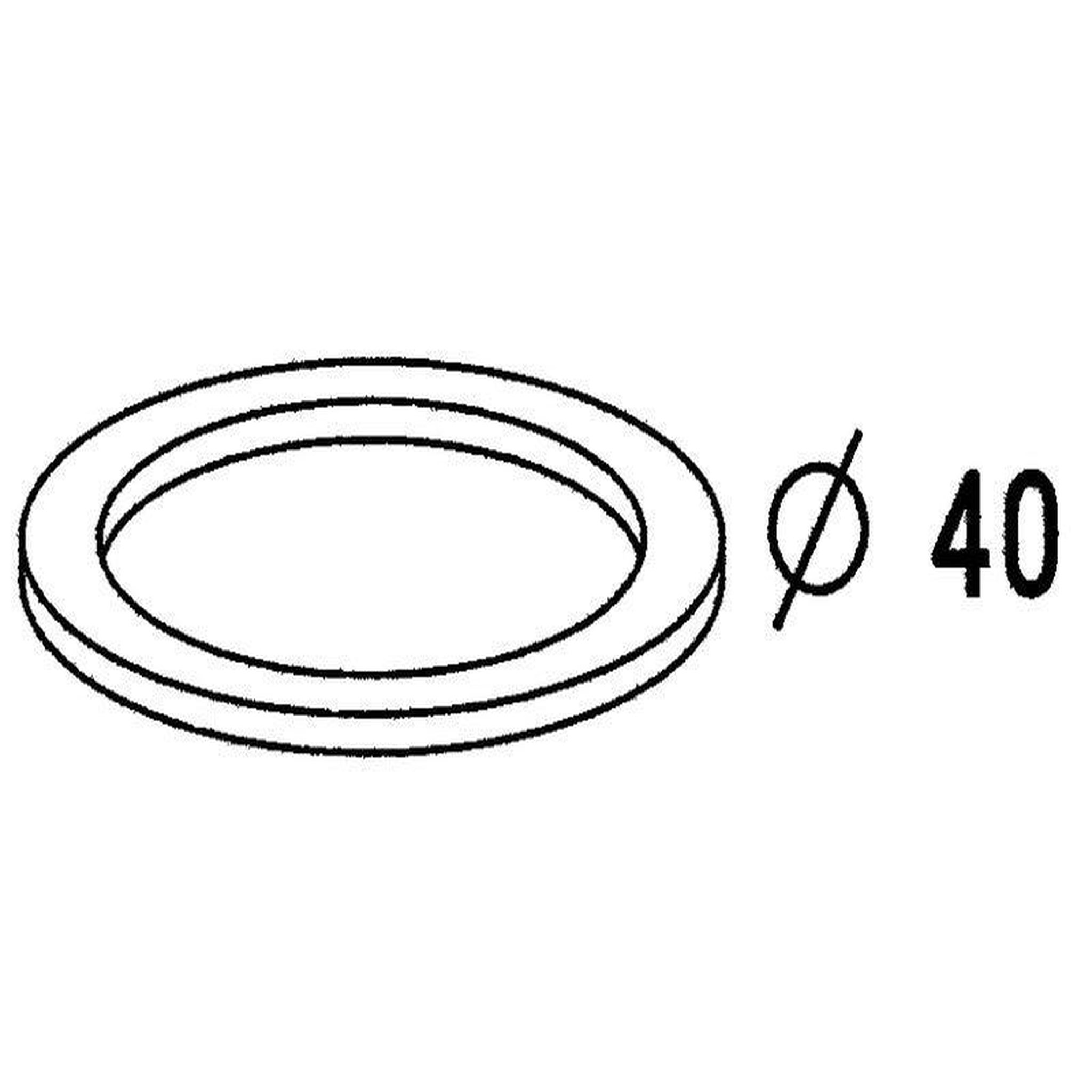 GIRPI Joint plat, diam. 40 mm