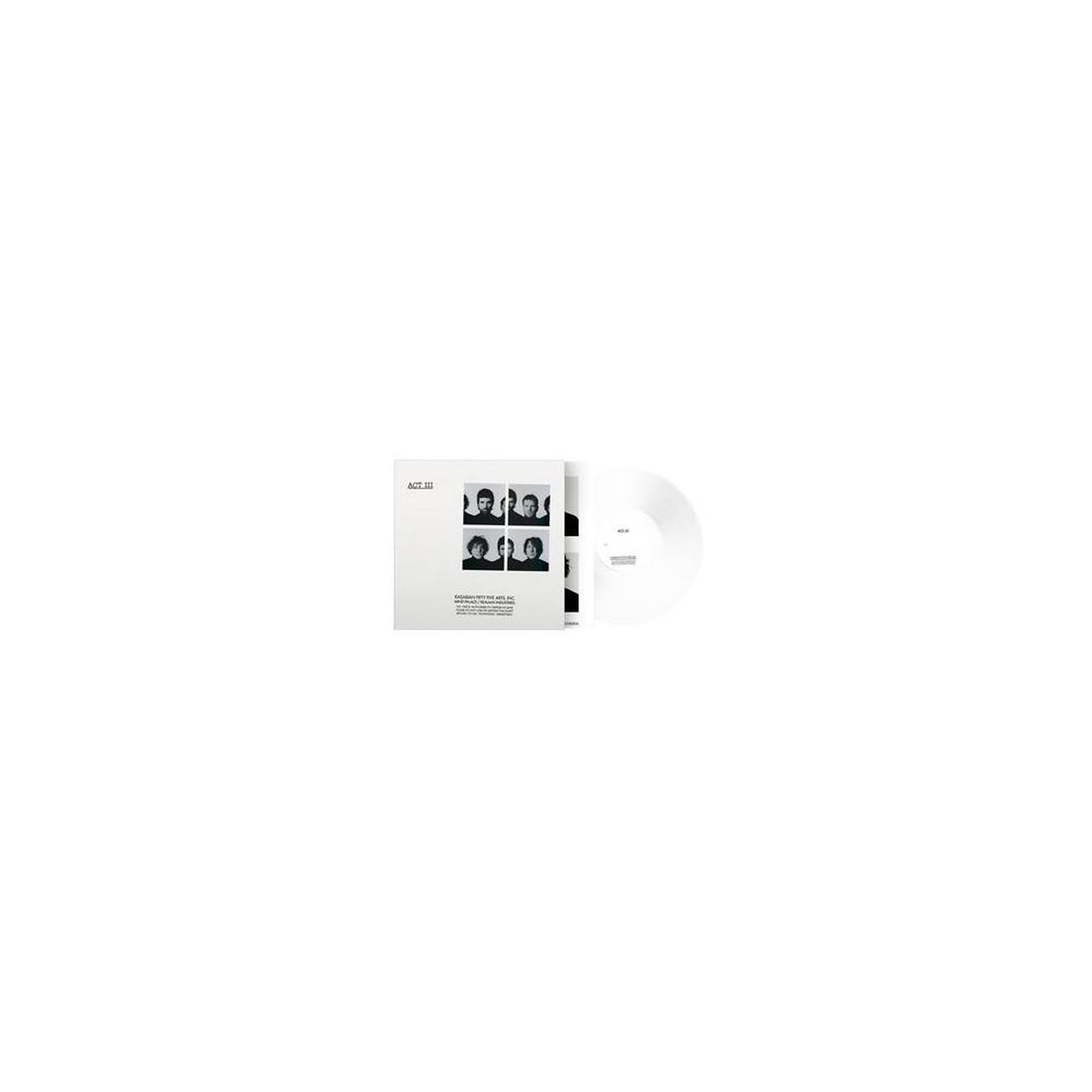 COLUMBIA Vinyle blanc kasabian act iii, édition colorée exclusive fnac, pop psychédélique rock, 13 titres dont 3 interludes