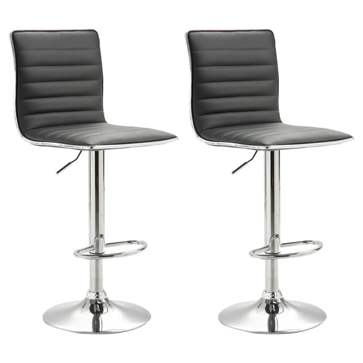 IDIMEX Lot de 2 tabourets de bar ROCA