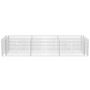 Voir la diapositive 4 : VIDAXL Lit sureleve a gabion Acier 270x90x50 cm
