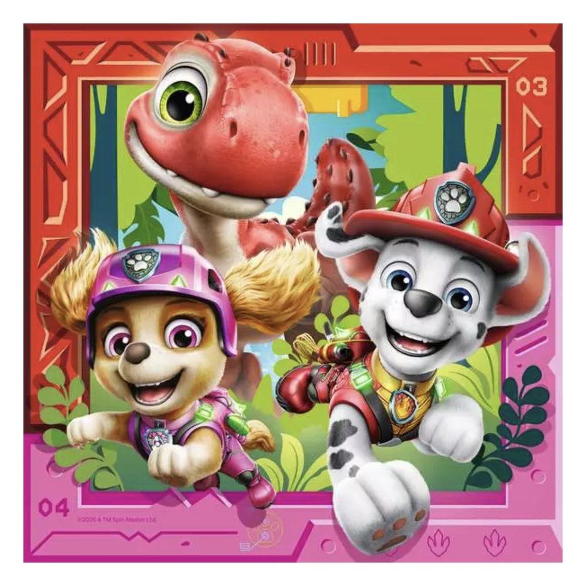 Voir la diapositive 3 : RAVENSBURGER Puzzles enfants 3x49 pieces - pattes griffes et rugissements
