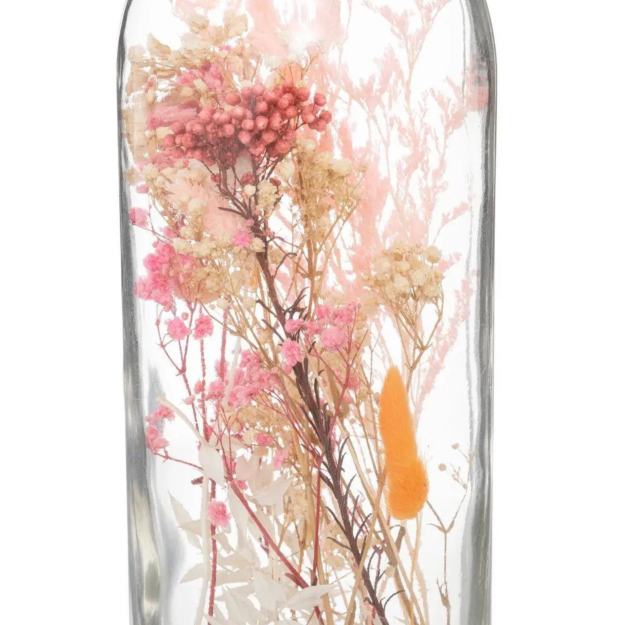 Voir la diapositive 2 : ATMOSPHERA Bouteille déco  fleurs séchées  46cm multicolore