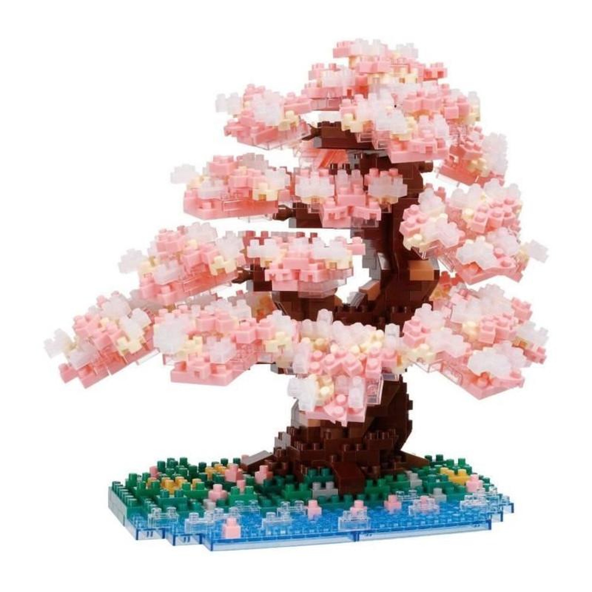 BANDAI Figurine en briques - BANDAI - NANOBLOCK - Cerisier en fleurs Deluxe - 990 pcs