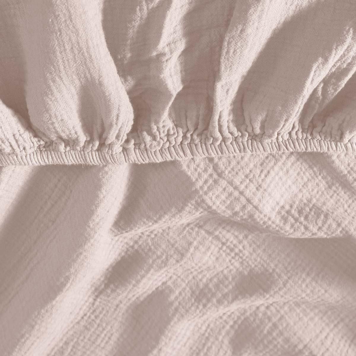 Sensei Maison Drap housse en gaze de coton bonnet 30 cm LOFT