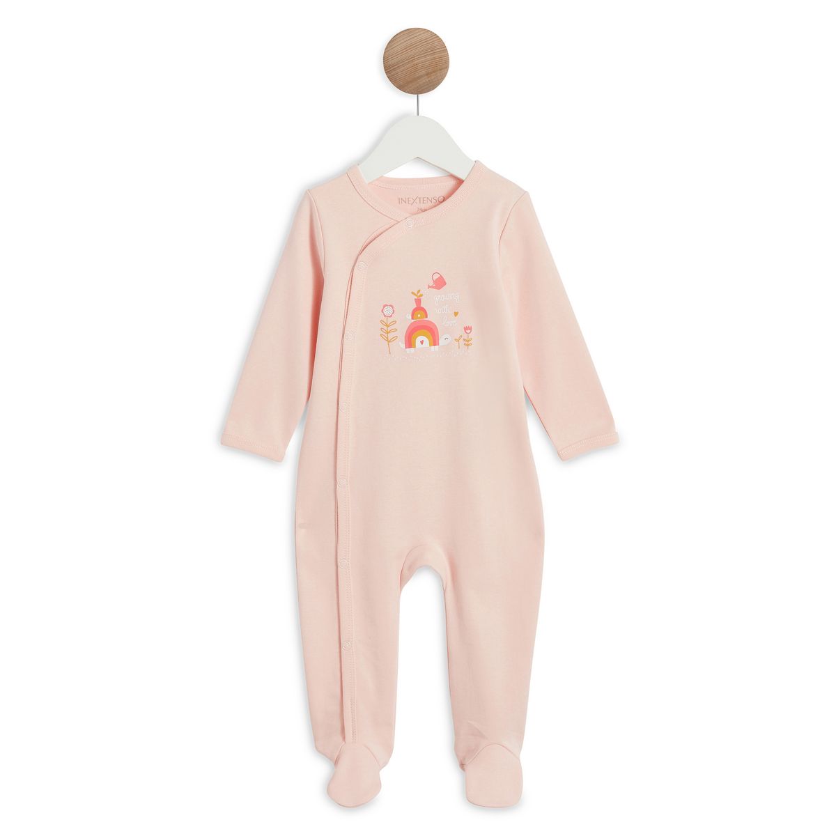 INEXTENSO Dors bien de naissance fleurs bébé fille