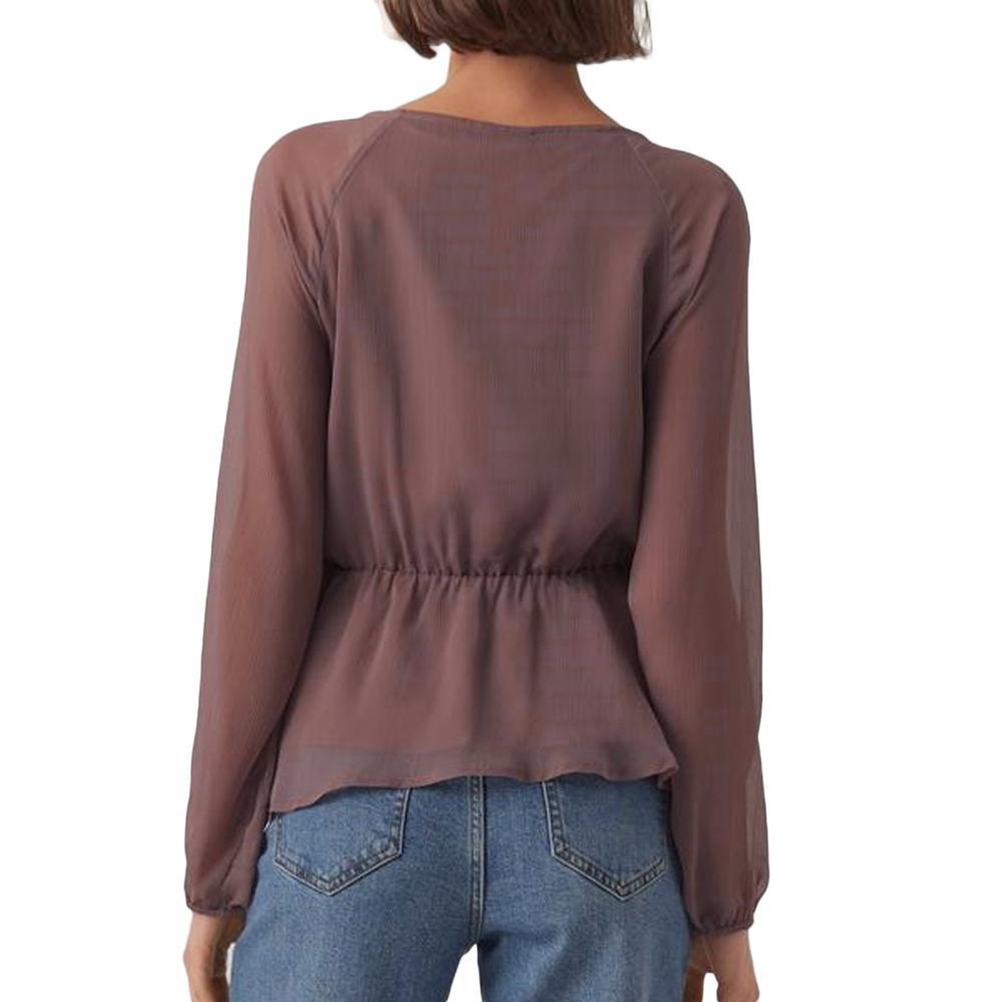 Voir la diapositive 2 : Vero Moda Blouse Rose Femme Vero Moda Mally