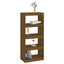 Voir la diapositive 4 : VIDAXL Bibliotheque/Separateur de piece Marron miel 60x30x135,5 cm Pin
