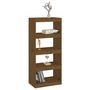 Voir la diapositive 4 : VIDAXL Bibliotheque/Separateur de piece Marron miel 60x30x135,5 cm Pin