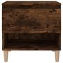 Voir la diapositive 5 : VIDAXL Table de chevet Chene fume 50x46x50 cm Bois d'ingenierie