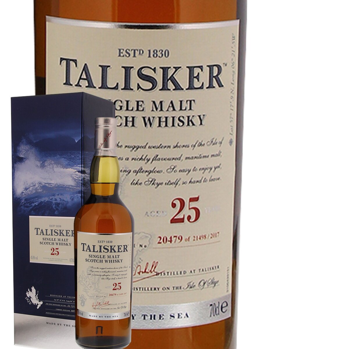 Talisker Talisker 25ans Whisky Single Malt 70cl 46° avec étui