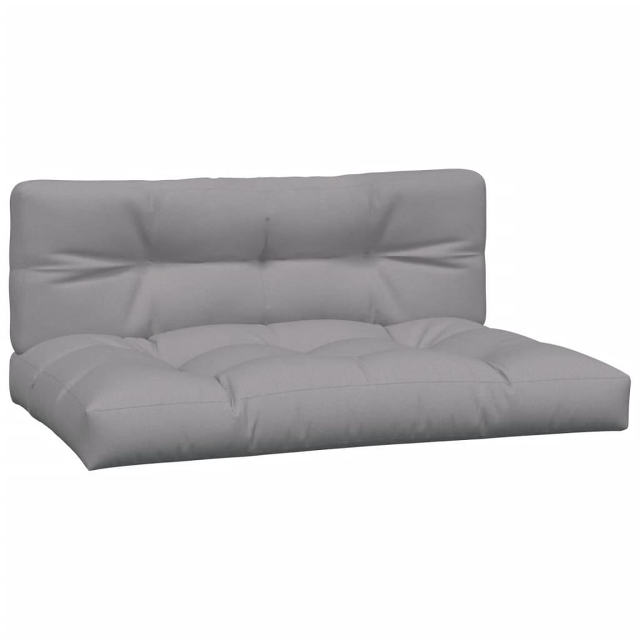 Voir la diapositive 4 : VIDAXL Canapes centraux palette de jardin et coussins 2pcs bois acacia