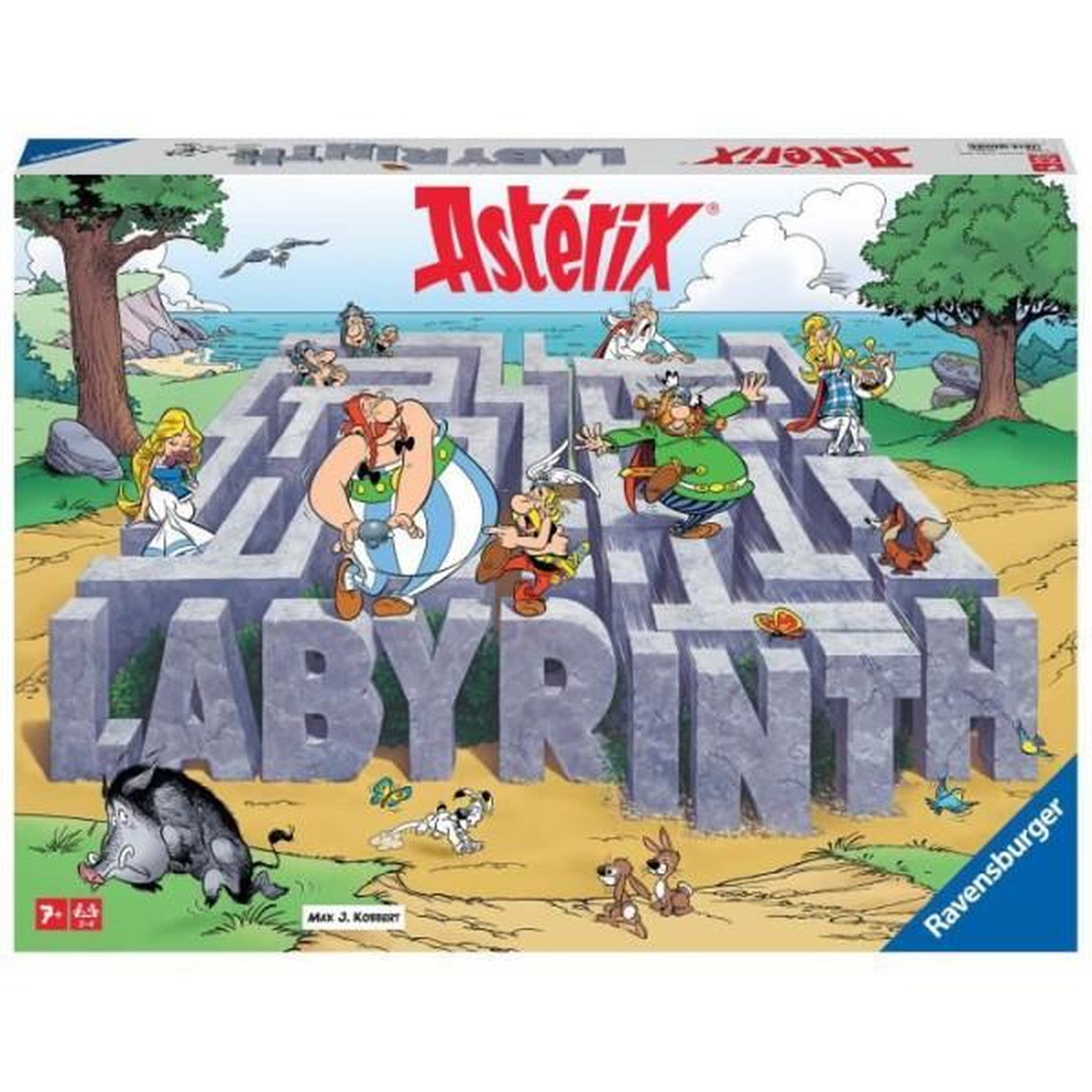 RAVENSBURGER Labyrinthe astérix, jeu de société de plateau, enfant et famille, de 2 a 4 joueurs a partir de 7 ans, 27350, ravensburger