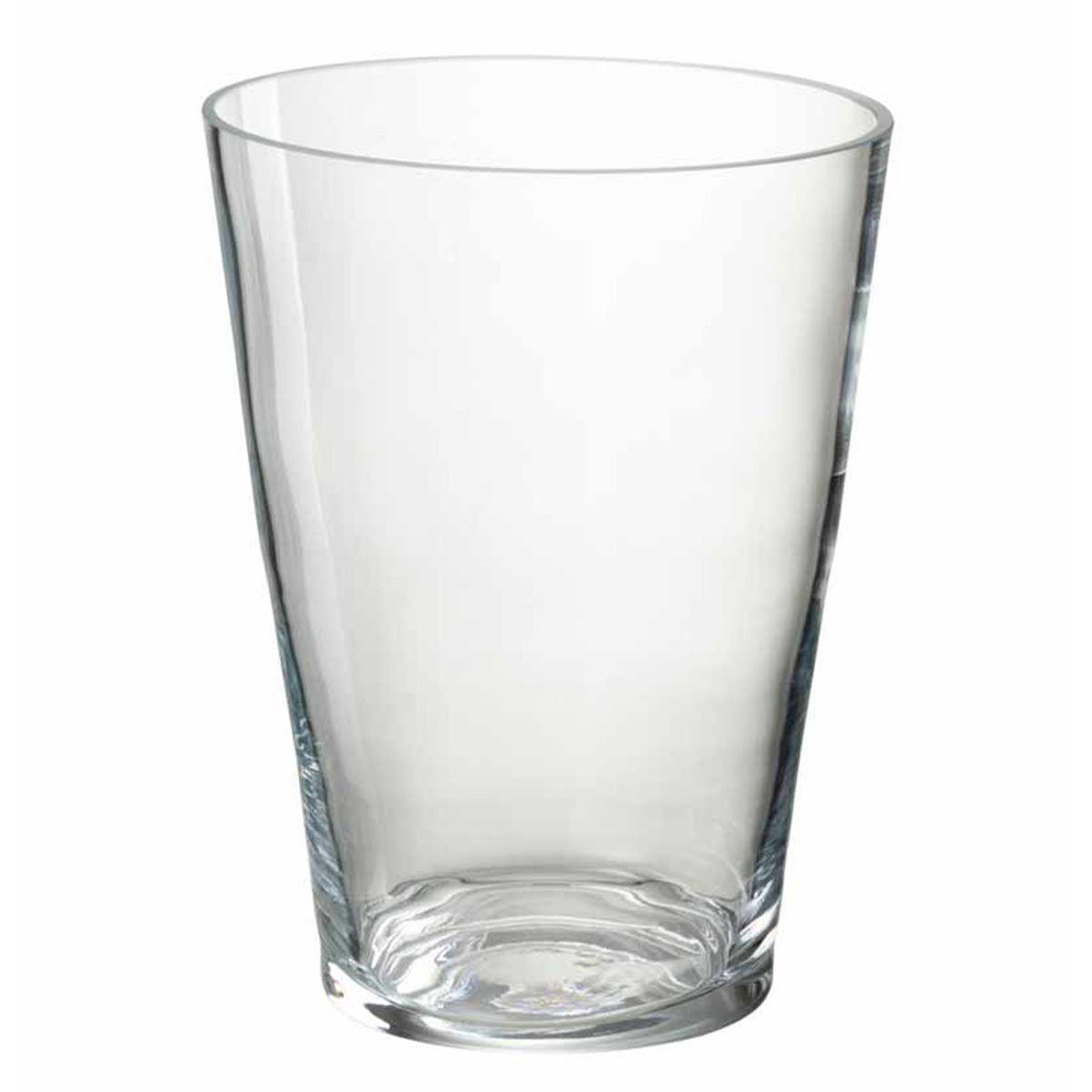J-LINE Bougeoir en verre  conish  26cm transparent
