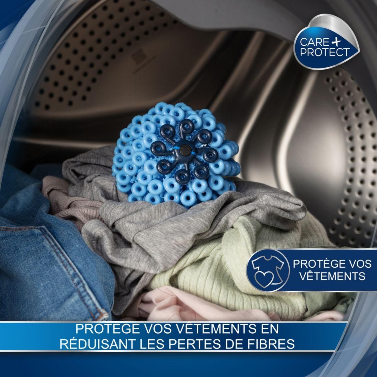 CARE PROTECT Balle de lavage Balle anti-microfibres