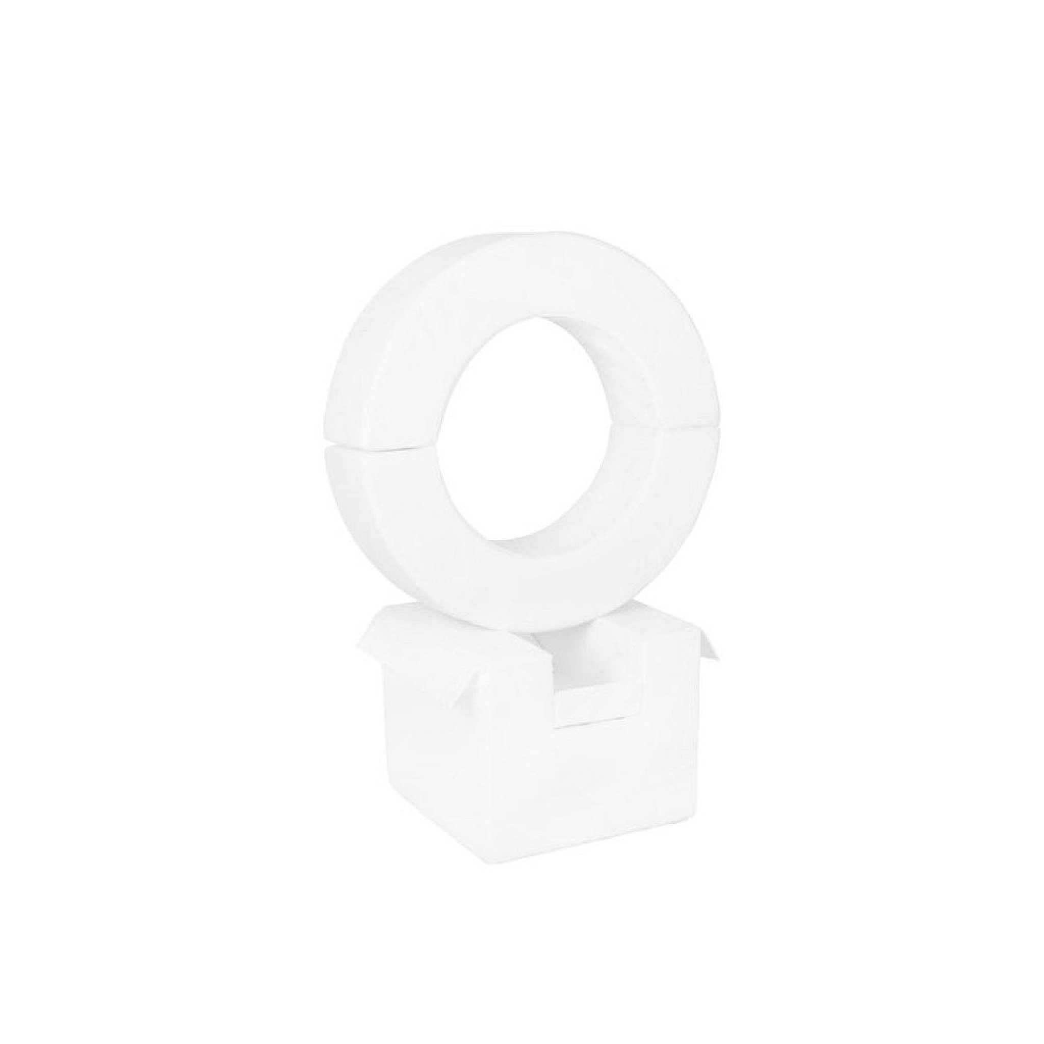 VELINDA Ensemble de cerceaux 3 blocs blanc