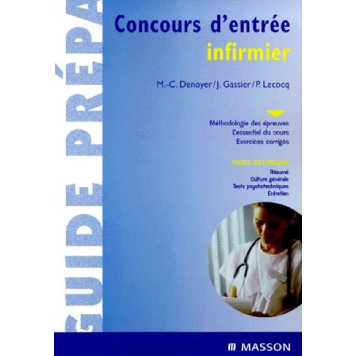 CONCOURS D'ENTREE INFIRMIER, Denoyer Marie-Christine