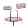 Voir la diapositive 2 : SMARTRIKE Trampoline 3 en 1 rose