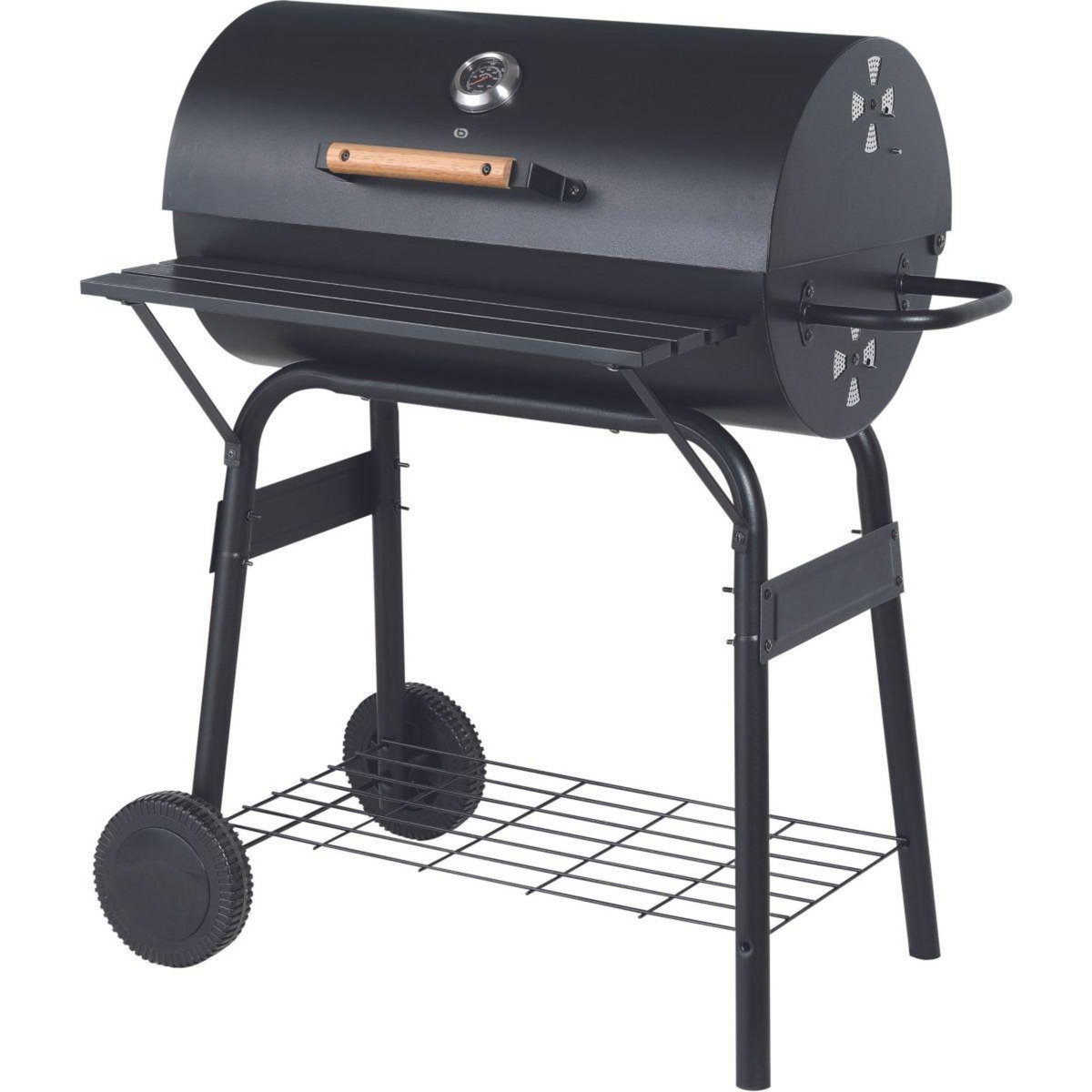 ESSENTIEL B Barbecue charbon EBCA1 noir sur chariot, 62x35 cm