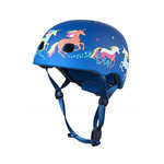 Micro Casque Velo et Trottinette Licorne boucle magnétique lumière LED intégrée  Taille S
