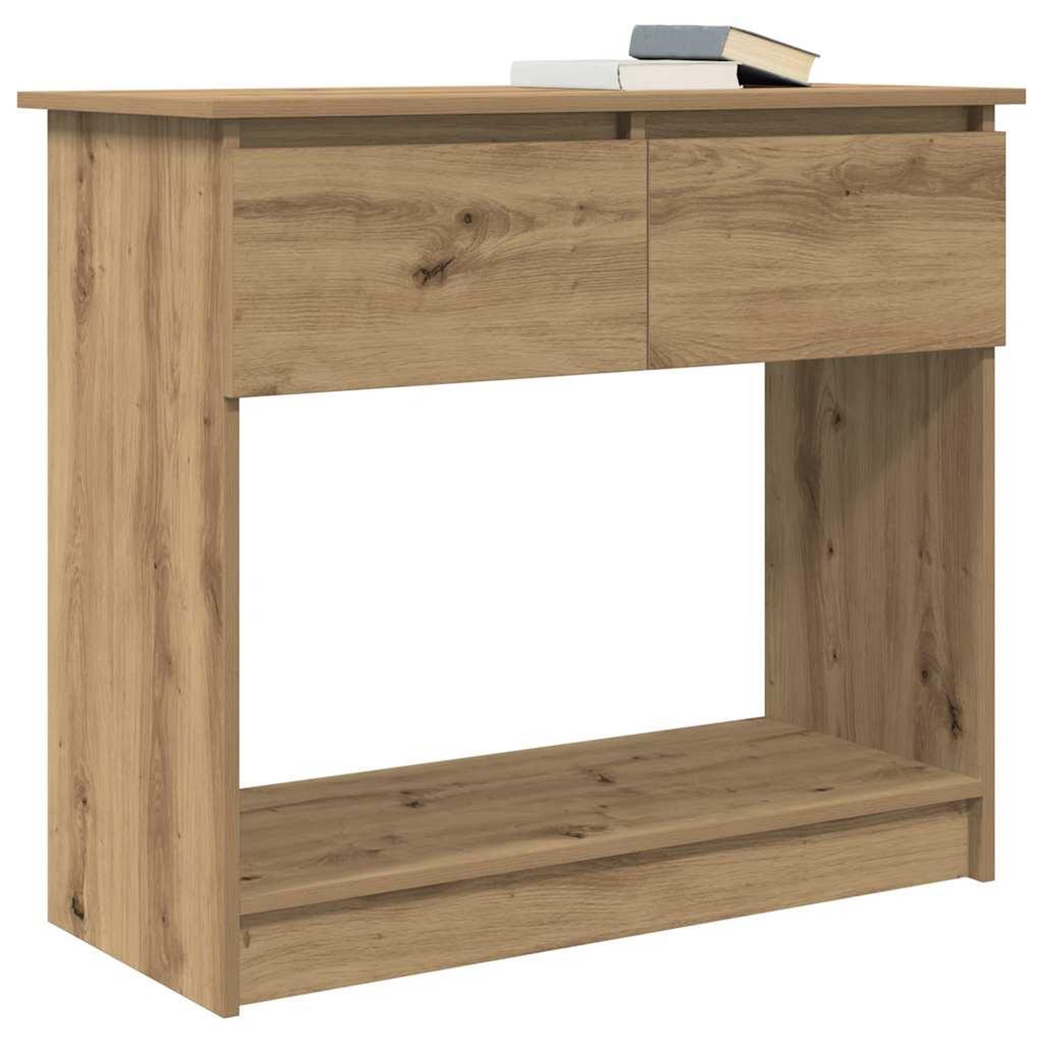 Voir la diapositive 4 : VIDAXL Table console avec tiroirs chene artisanal 85,5x38,5x74,5 cm