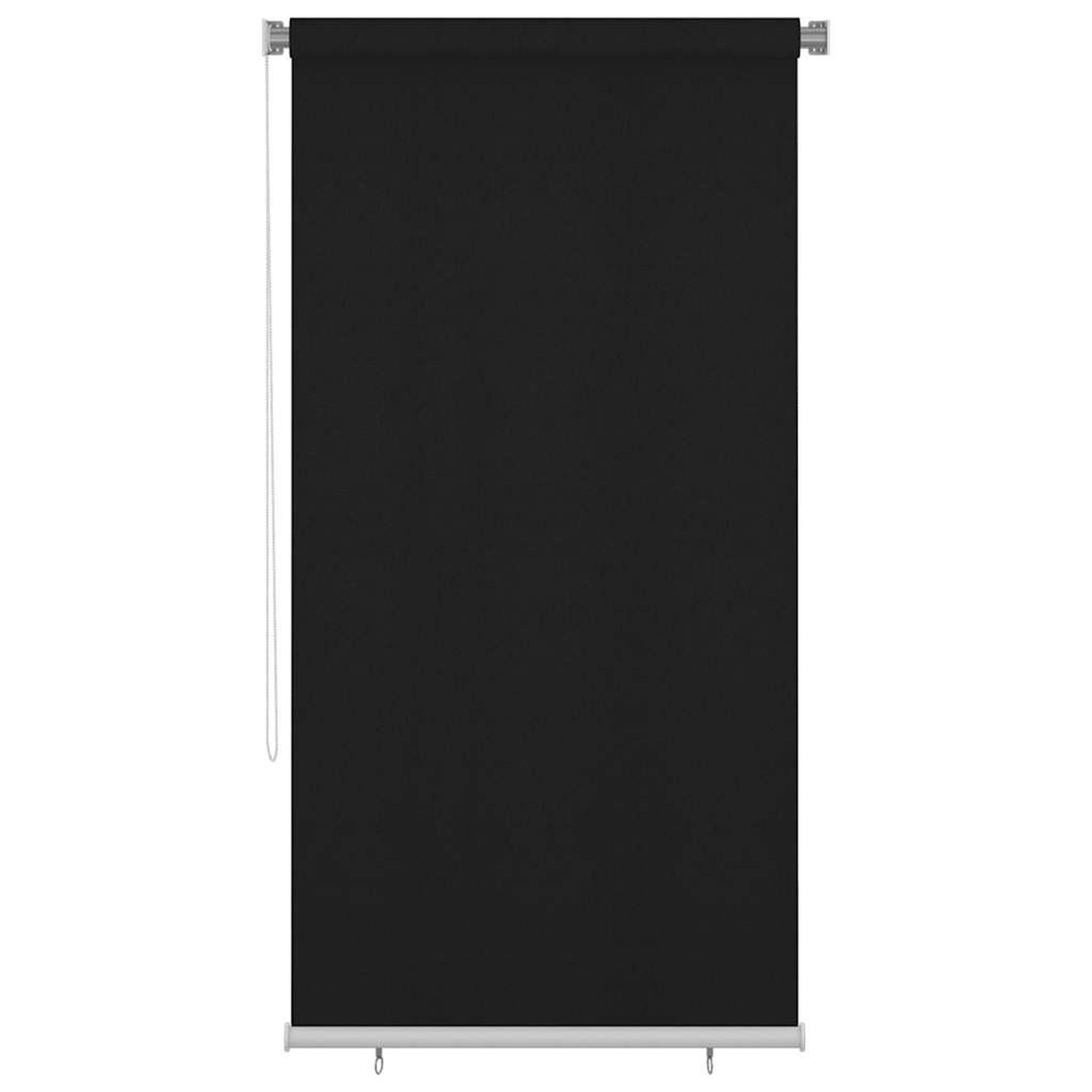 Voir la diapositive 2 : VIDAXL Store roulant d'exterieur 125 (l) x 230 (h) cm noir