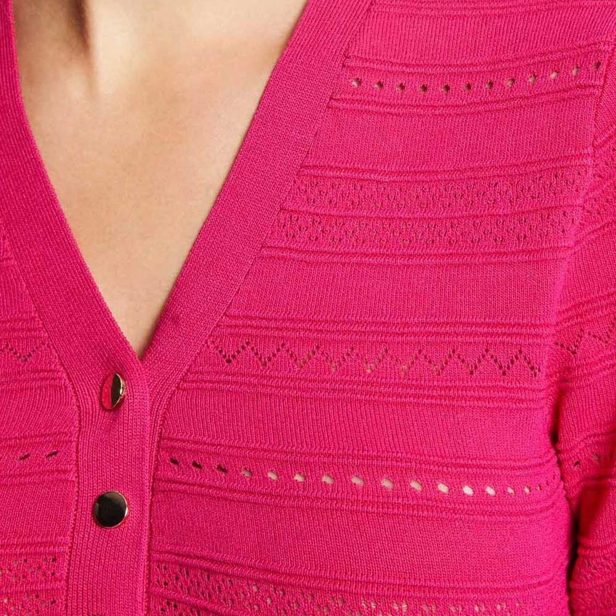 Voir la diapositive 3 : MORGAN Pull manches courtes fuchsia femme morgan ishi