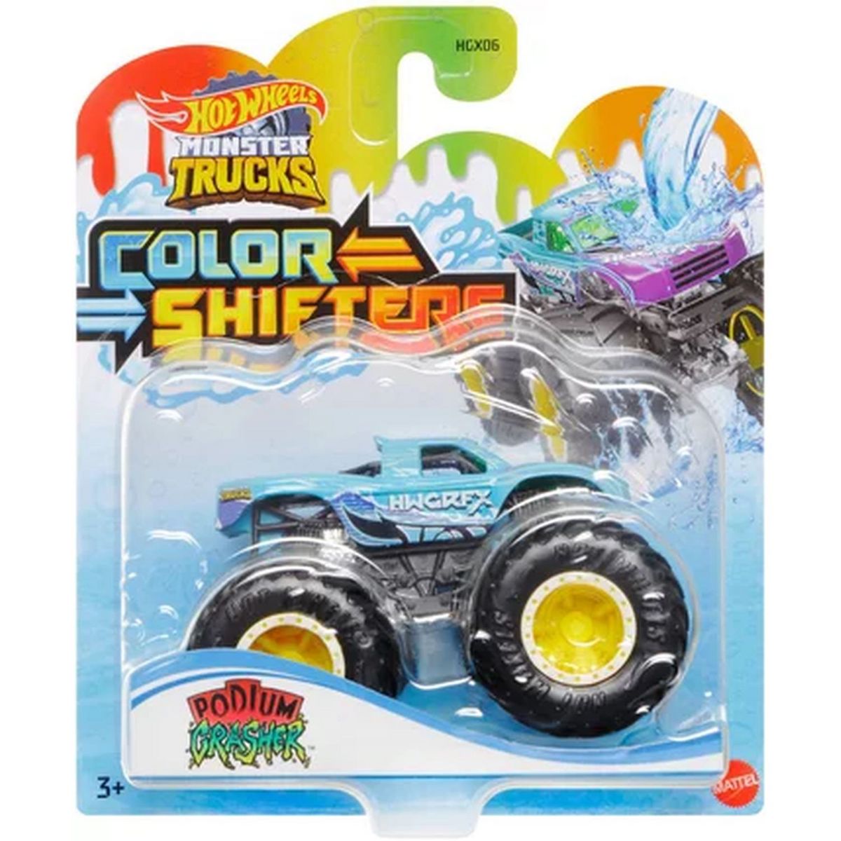 MATTEL Hot Wheels Monster Truck Colors Shifters 