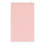 VIDAXL Store plisse rose 120x200 cm largeur du tissu 119,4cm polyester