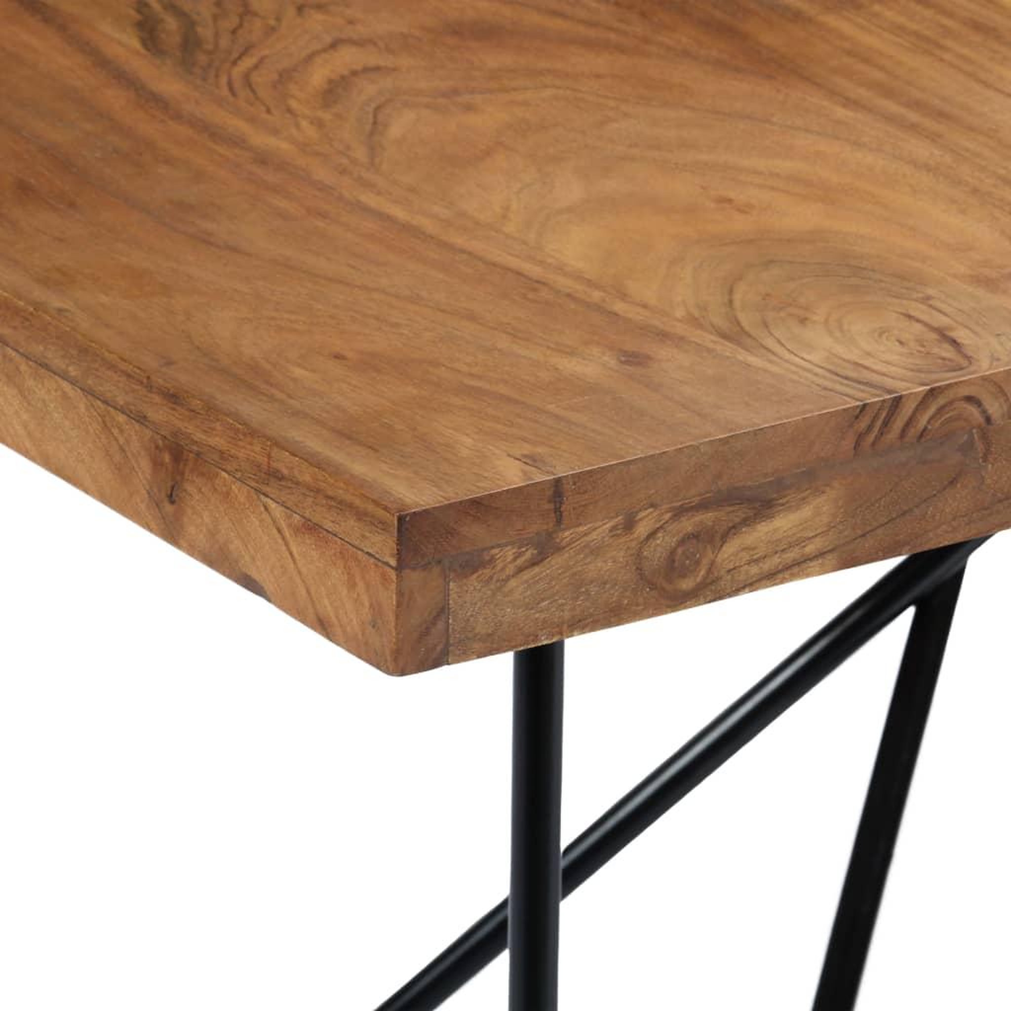 Voir la diapositive 4 : VIDAXL Table a manger 180x90x76 cm Bois d'acacia massif