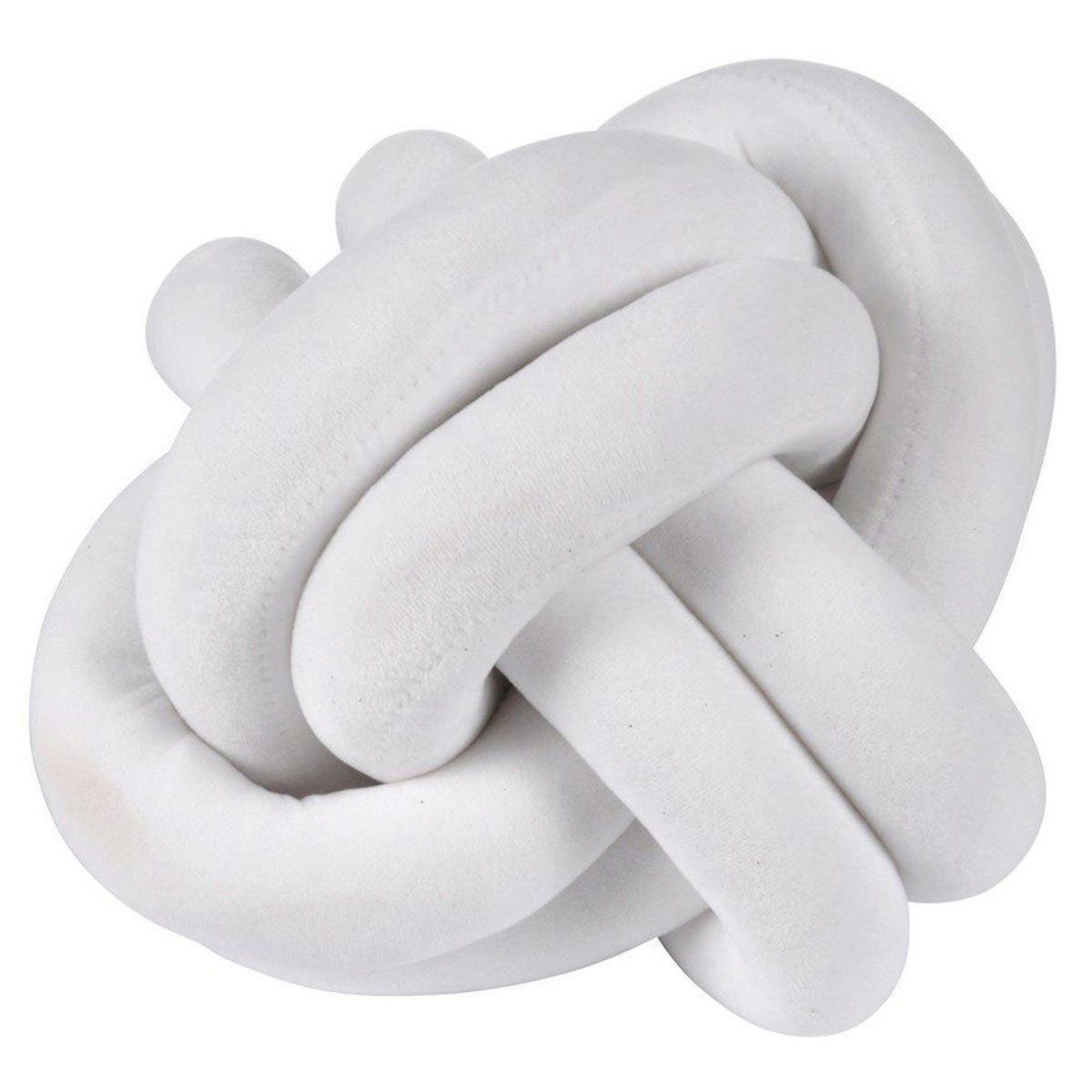 HOMEA Coussin Nœud Déco  Wild Kids  20cm Blanc